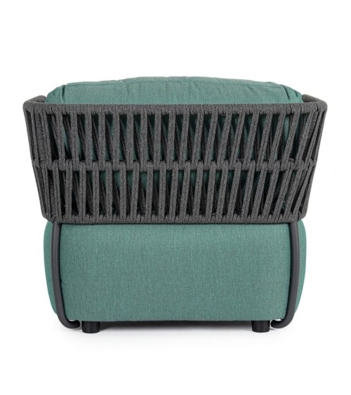 La poltrona PALMER appartiene alla collezione Bizzotto Homemotion ed è realizzata con struttura in alluminio verniciato a polver