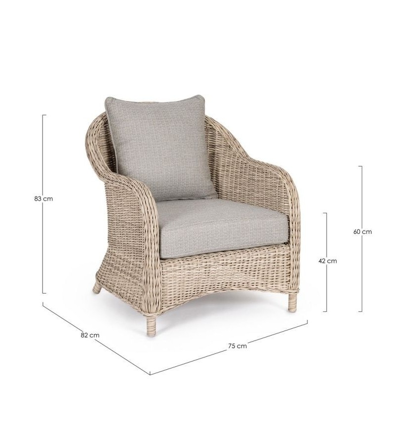 Poltrona ADITYA NEW outdoor BIZZOTTO | BHOME by Arredi Barbàra