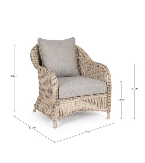 Poltrona ADITYA NEW outdoor BIZZOTTO | BHOME by Arredi Barbàra