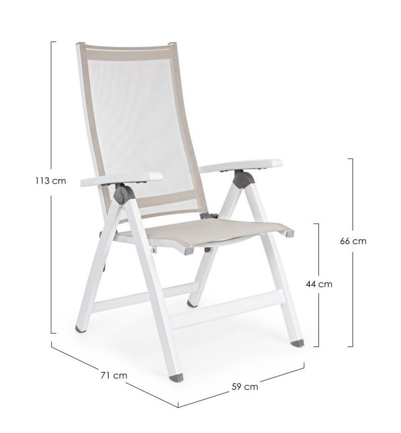 Sillón reclinable CRUISE outdoor BIZZOTTO | BHOME by Arredi Barbàra