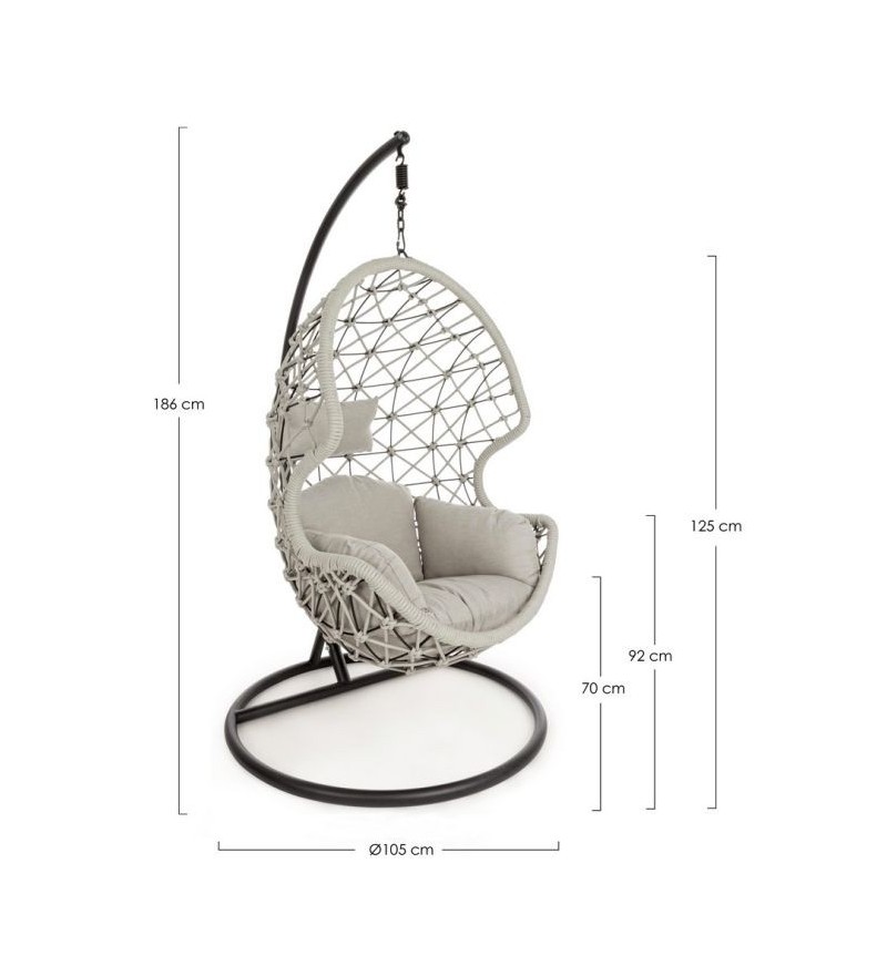 Poltrona sospesa KELLY outdoor BIZZOTTO | BHOME by Arredi Barbàra