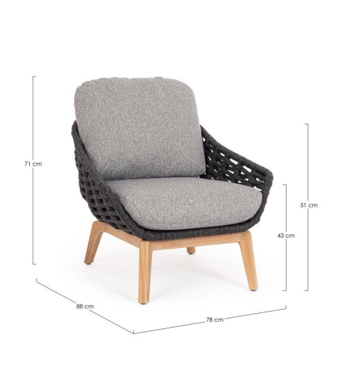 Sessel TAMIRES outdoor BIZZOTTO | BHOME by Arredi Barbàra