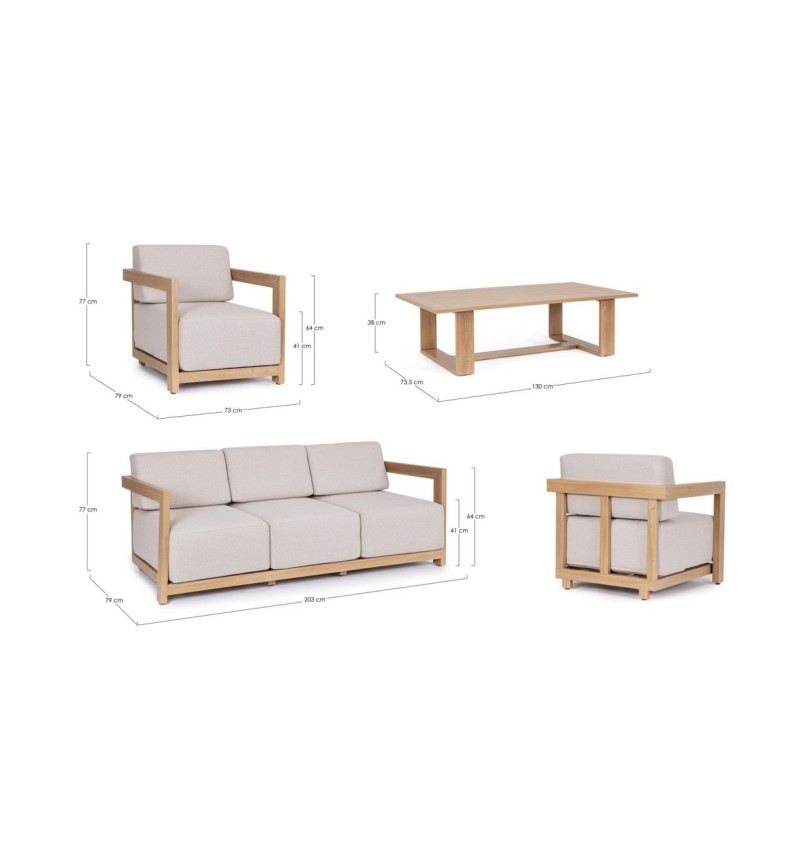 Salotto “THESEUS” outdoor – BIZZOTTO