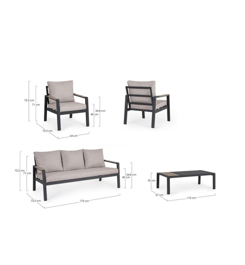 Salotto “ELNA” outdoor – BIZZOTTO