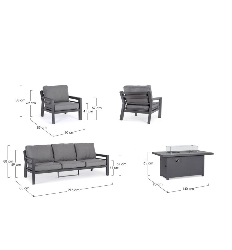 Salotto “HENDRIX” outdoor – BIZZOTTO