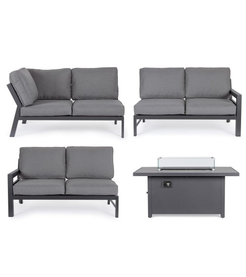 HENDRIX Outdoor Corner Lounge Set BIZZOTTO | BHOME by Arredi Barbàra