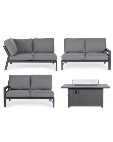 HENDRIX Outdoor Corner Lounge Set BIZZOTTO | BHOME by Arredi Barbàra