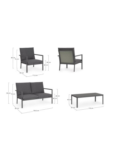 KONNOR Outdoor Lounge Set BIZZOTTO | BHOME by Arredi Barbàra