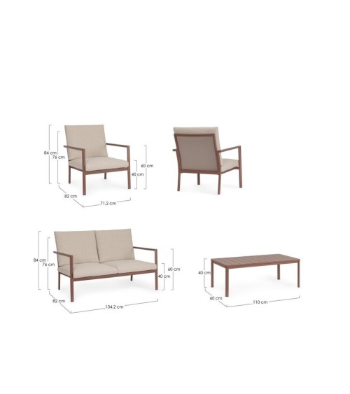 KONNOR Outdoor Lounge Set BIZZOTTO | BHOME by Arredi Barbàra