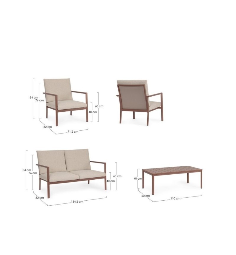 Salotto KONNOR outdoor BIZZOTTO | BHOME by Arredi Barbàra