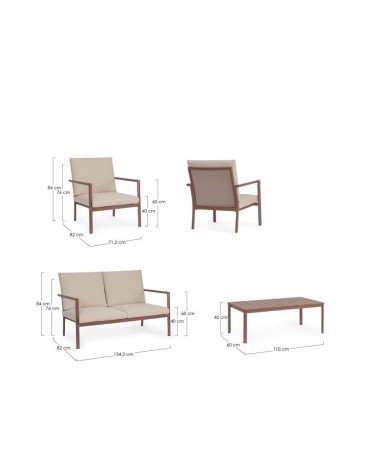 KONNOR Outdoor Lounge Set BIZZOTTO | BHOME by Arredi Barbàra