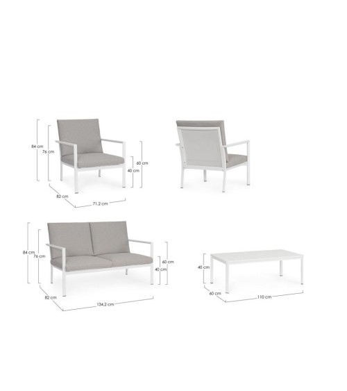 KONNOR Outdoor Lounge Set BIZZOTTO | BHOME by Arredi Barbàra