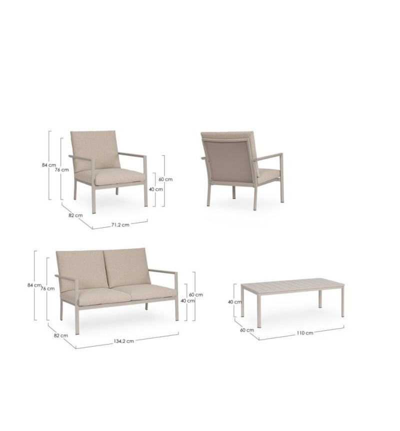 Salotto KONNOR outdoor BIZZOTTO | BHOME by Arredi Barbàra