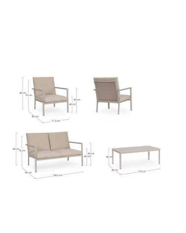 KONNOR Outdoor Lounge Set BIZZOTTO | BHOME by Arredi Barbàra