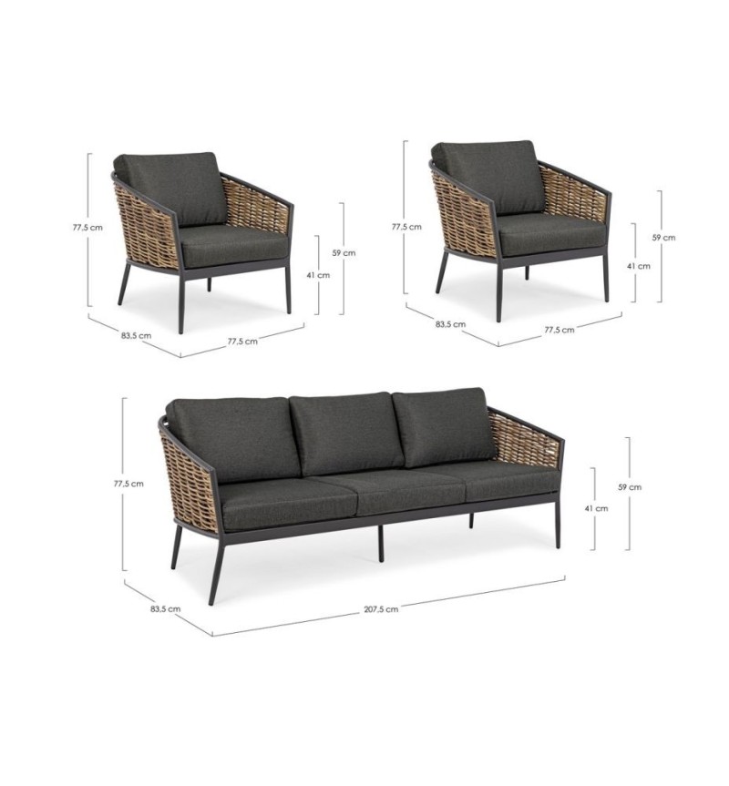 Salotto MARIBELA outdoor BIZZOTTO | BHOME by Arredi Barbàra