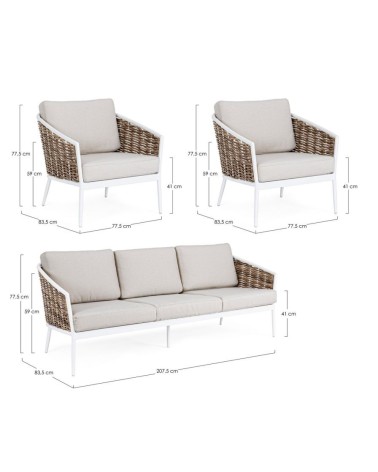 MARIBELA Outdoor Lounge Set BIZZOTTO | BHOME by Arredi Barbàra