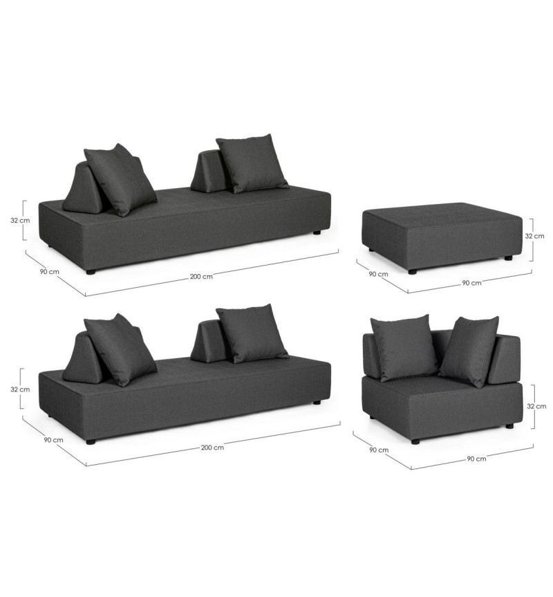 Salotto angolare PIPER outdoor BIZZOTTO | BHOME by Arredi Barbàra