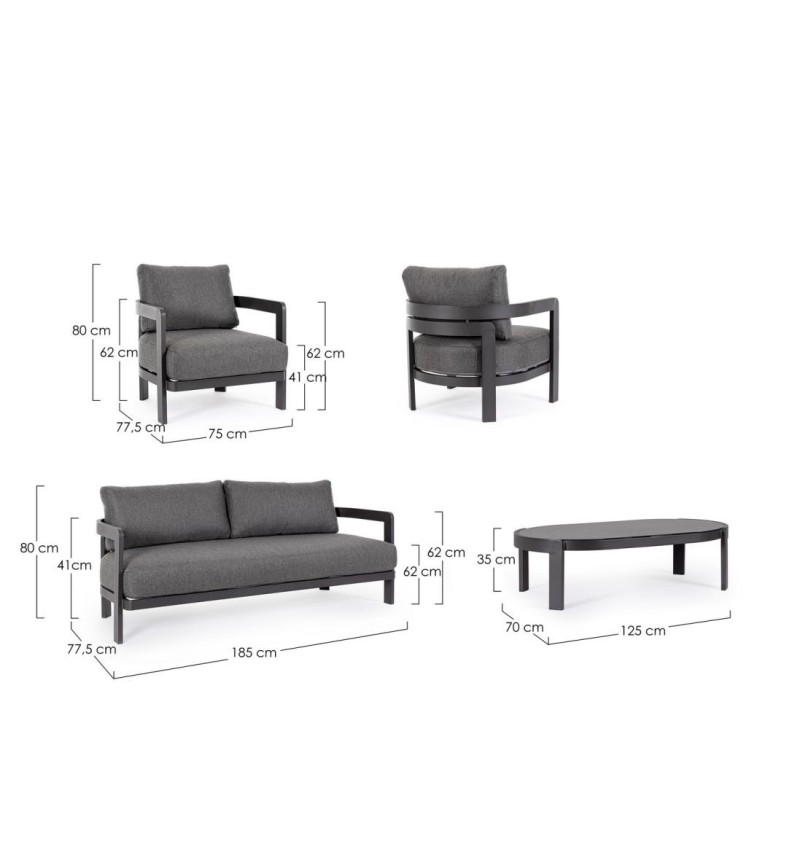 Salotto “PRESLEY” outdoor – BIZZOTTO