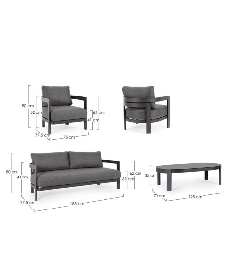 Salotto “PRESLEY” outdoor – BIZZOTTO