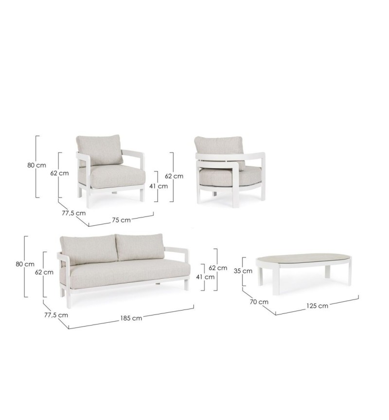 Salotto “PRESLEY” outdoor – BIZZOTTO