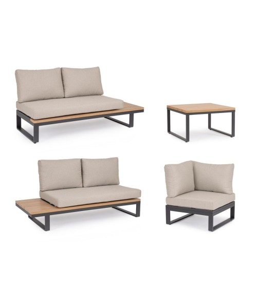 Corner Lounge Set ZELMAR Outdoor BIZZOTTO | BHOME by Arredi Barbàra