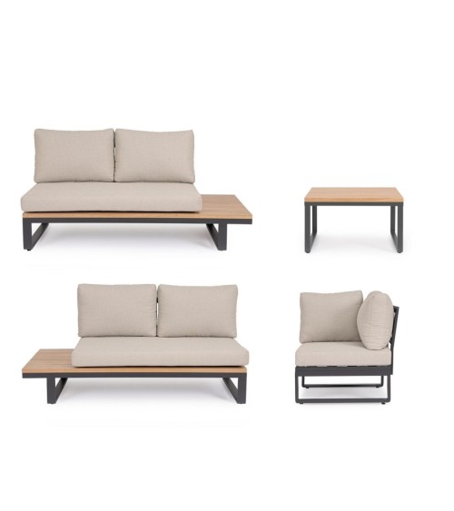 Corner Lounge Set ZELMAR Outdoor BIZZOTTO | BHOME by Arredi Barbàra
