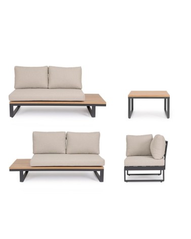 Corner Lounge Set ZELMAR Outdoor BIZZOTTO | BHOME by Arredi Barbàra