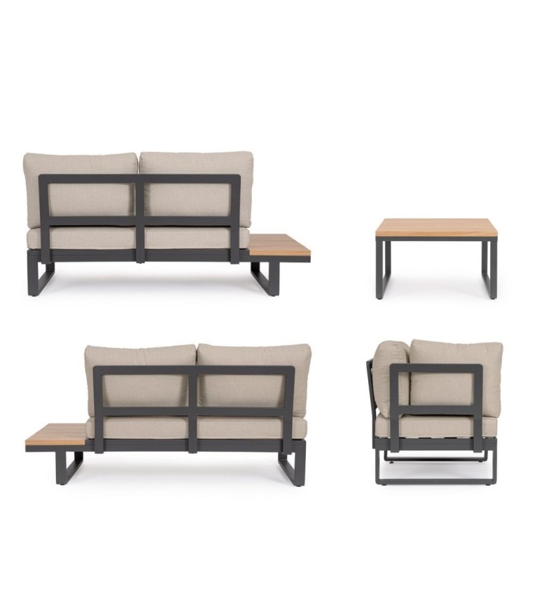 Salotto angolare “ZELMAR” outdoor – BIZZOTTO