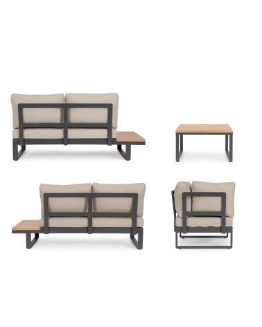 Corner Lounge Set ZELMAR Outdoor BIZZOTTO | BHOME by Arredi Barbàra