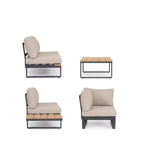 Corner Lounge Set ZELMAR Outdoor BIZZOTTO | BHOME by Arredi Barbàra