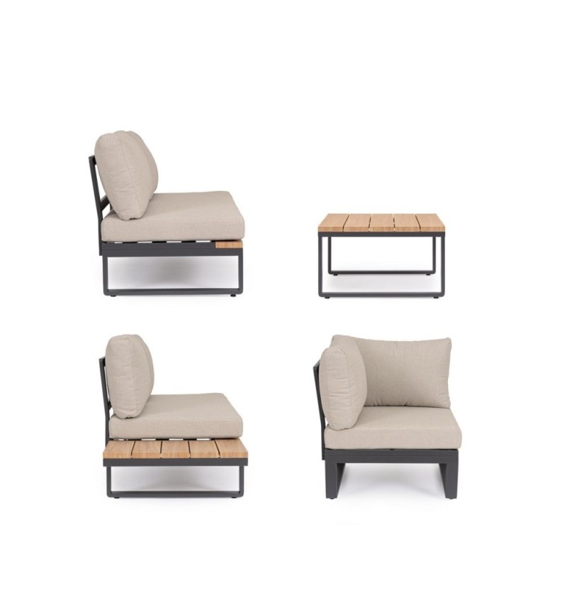 Salotto angolare “ZELMAR” outdoor – BIZZOTTO