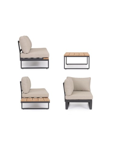 Corner Lounge Set ZELMAR Outdoor BIZZOTTO | BHOME by Arredi Barbàra