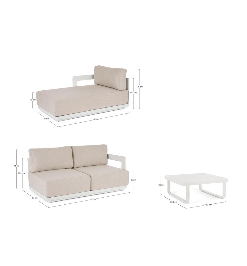 Salotto lounge “MARIEL” outdoor – BIZZOTTO