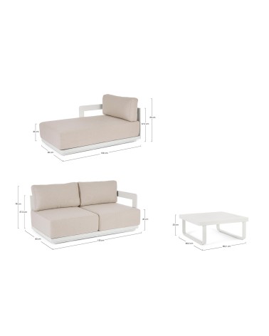 Lounge Sofa Set MARIEL Outdoor BIZZOTTO | BHOME by Arredi Barbàra