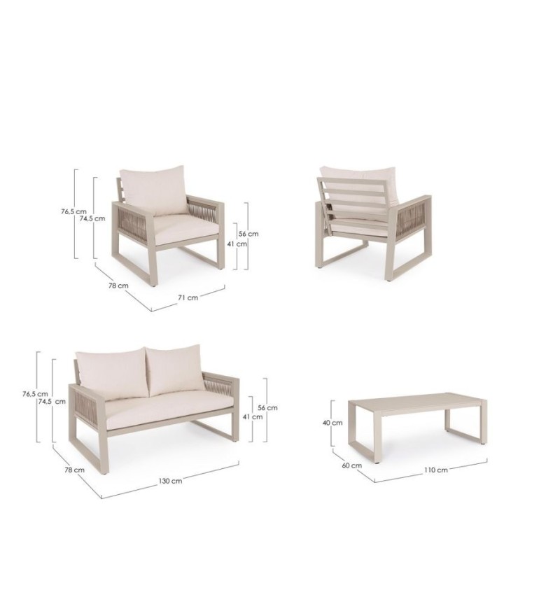 Salotto “CAPTIVA” outdoor – BIZZOTTO