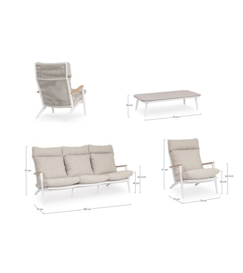 Salotto “IBISCO” outdoor – BIZZOTTO