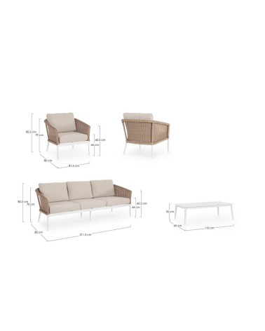 OCEANA Outdoor Lounge Set BIZZOTTO | BHOME by Arredi Barbàra