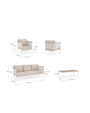 ULISES Outdoor Lounge Set BIZZOTTO | BHOME by Arredi Barbàra