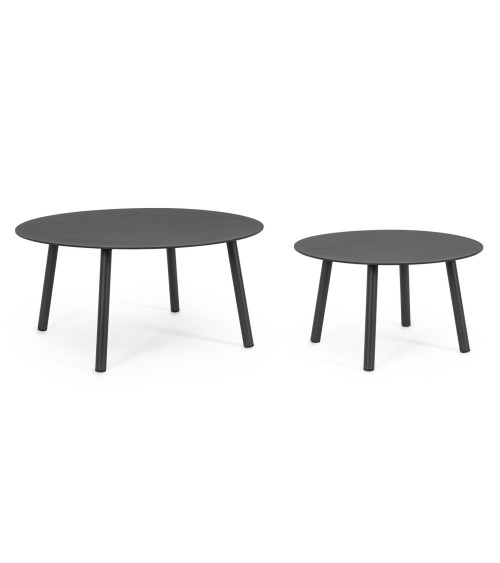 Set of Side Tables AMINTA Ø60 Ø80 outdoor BIZZOTTO | BHOME by Arredi Barbàra