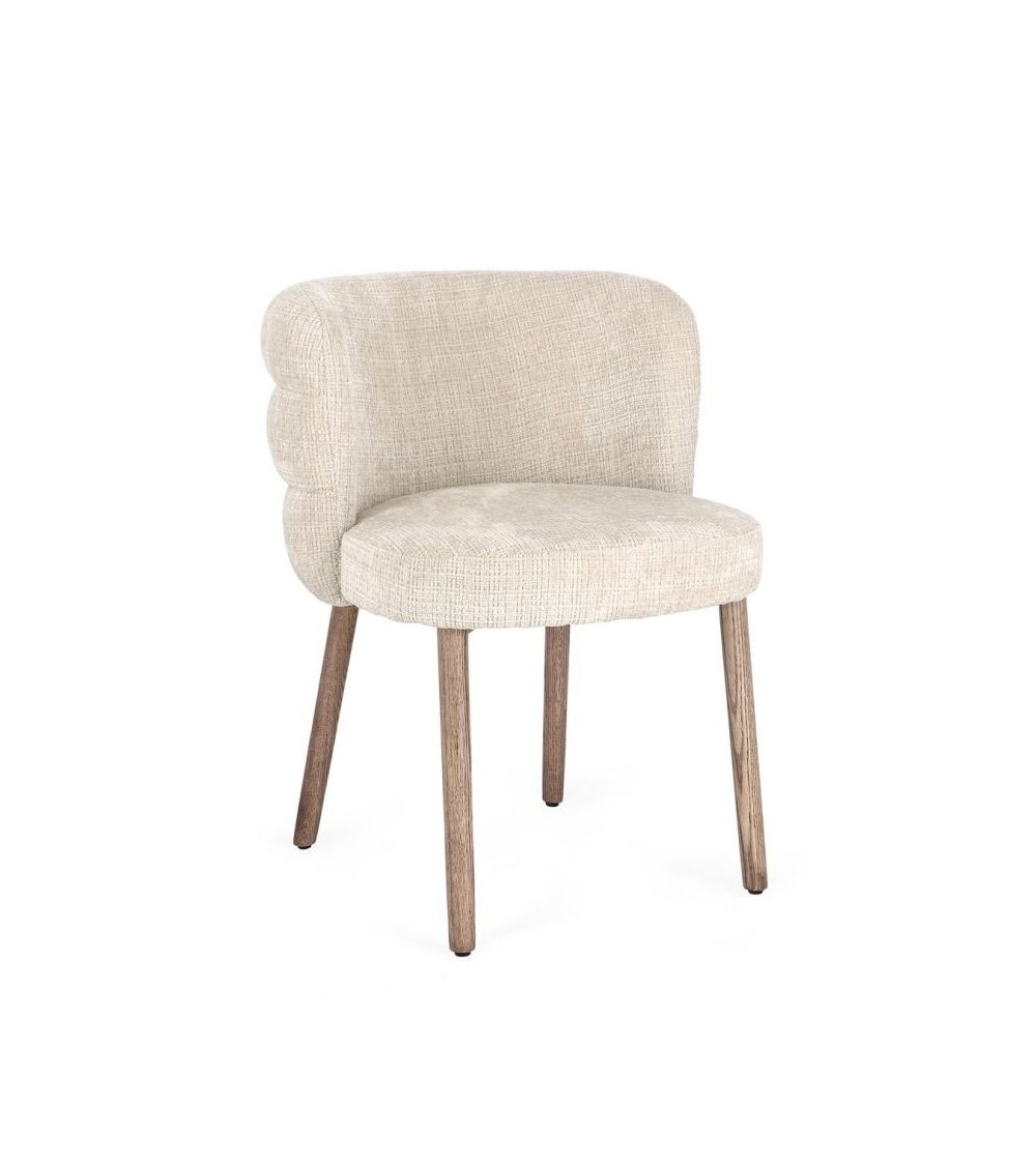 ILMA Upholstered Chair BIZZOTTO with Oak Legs