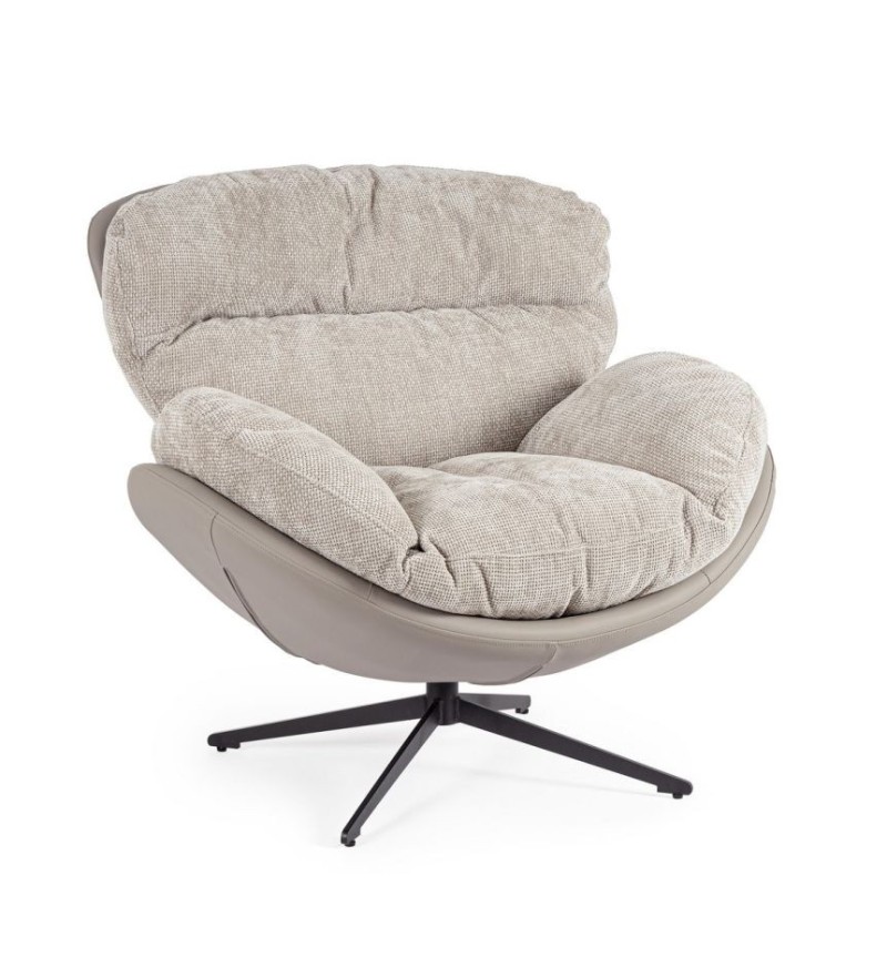 Poltrona girevole ADINDA BIZZOTTO in similpelle