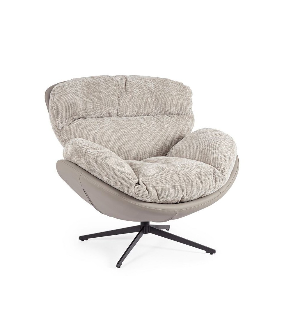 Sillón giratorio ADINDA BIZZOTTO en polipiel