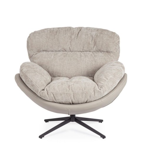 Sillón giratorio ADINDA BIZZOTTO en polipiel
