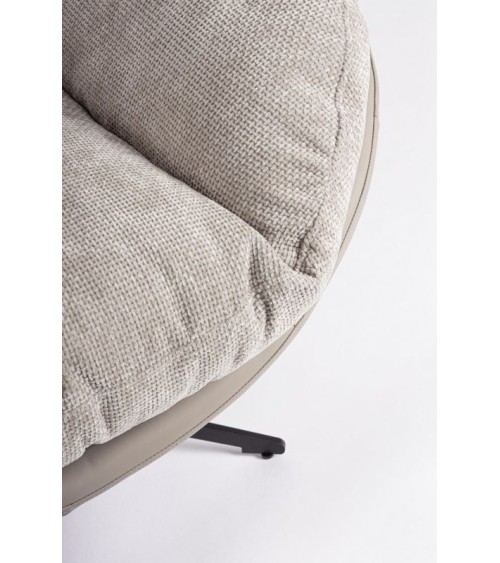 Sillón giratorio ADINDA BIZZOTTO en polipiel