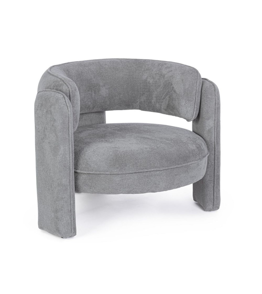 Poltrona AISHA BIZZOTTO in tessuto con braccioli