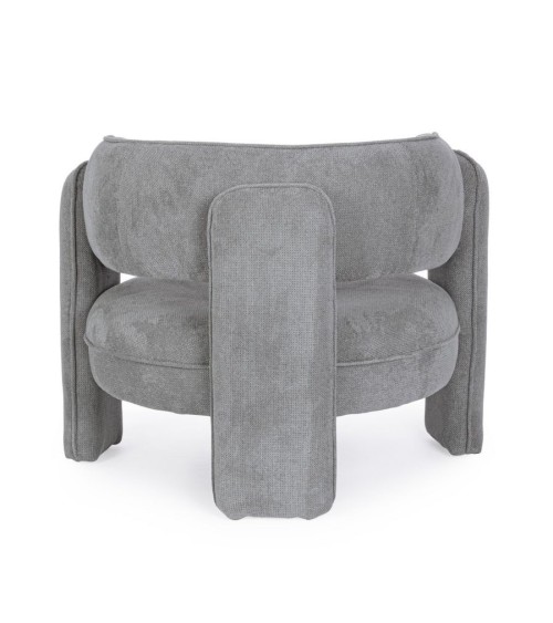 Poltrona AISHA BIZZOTTO in tessuto con braccioli