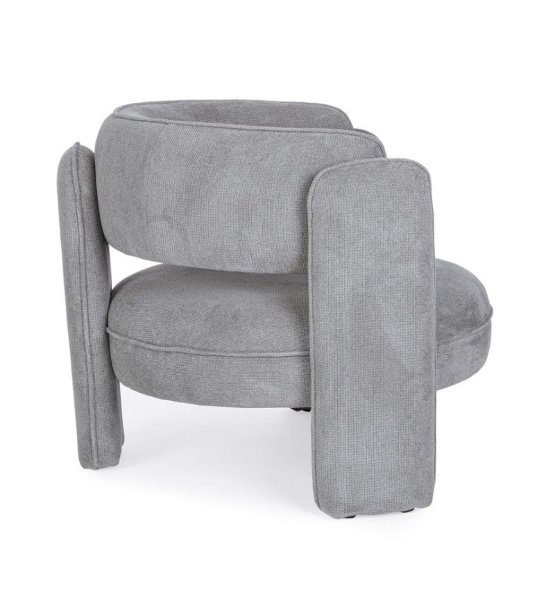 Poltrona AISHA BIZZOTTO in tessuto con braccioli