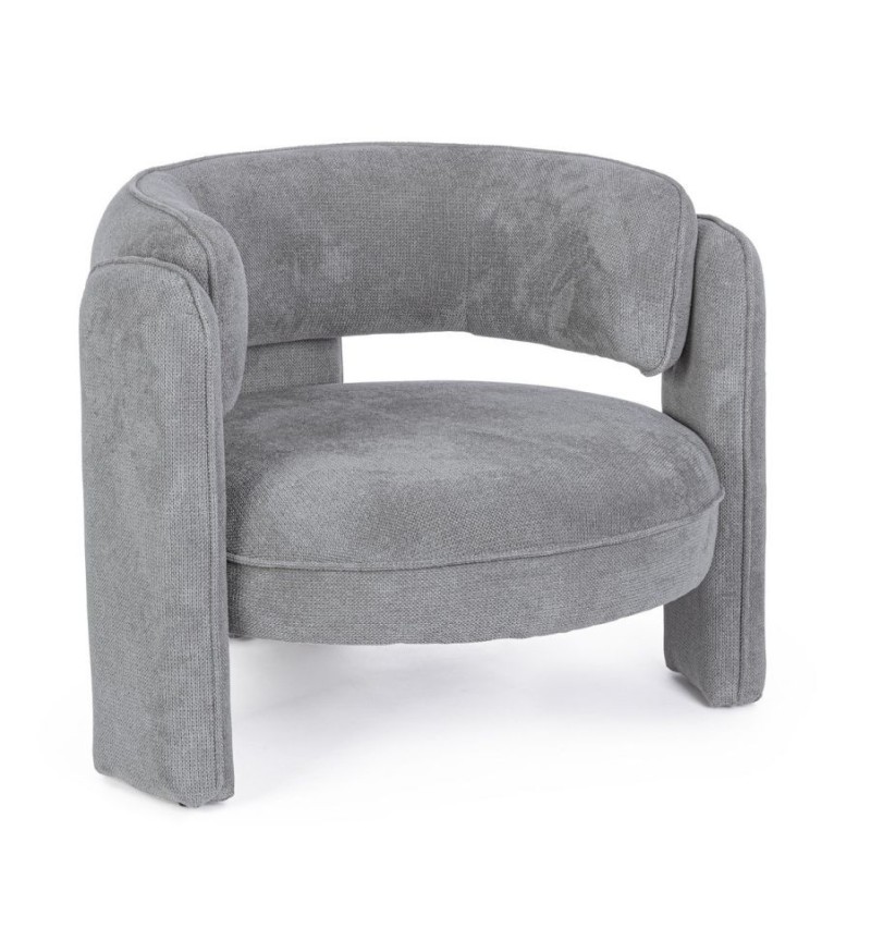 Poltrona AISHA BIZZOTTO in tessuto con braccioli