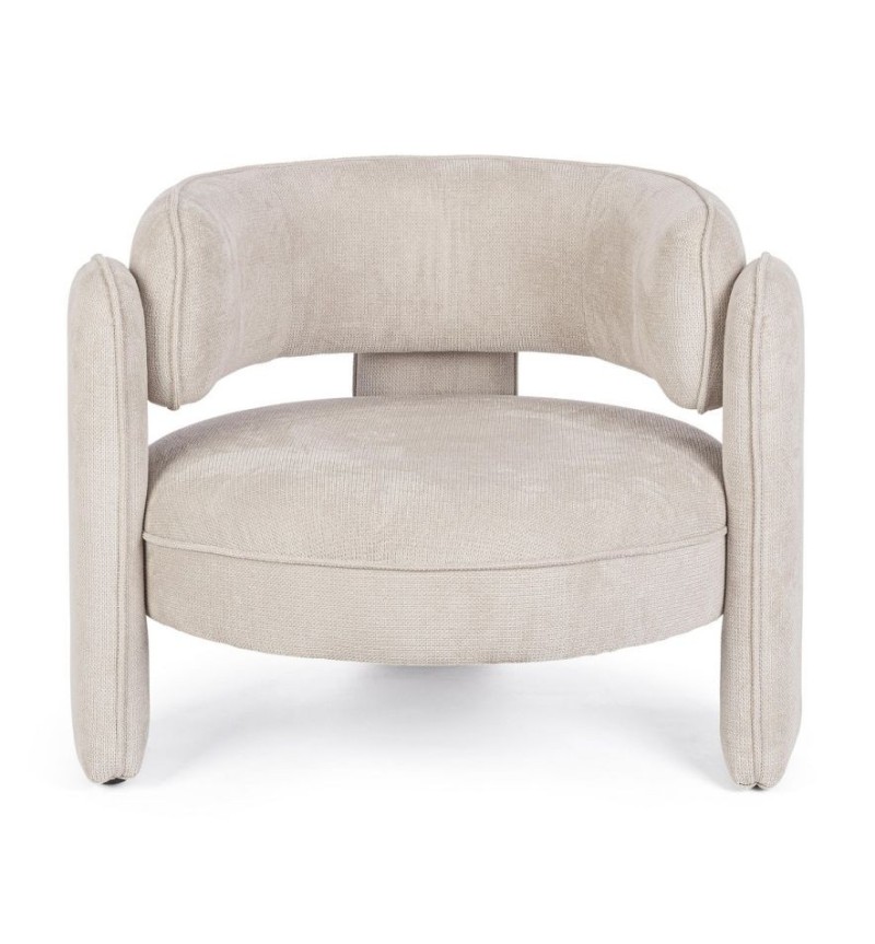 Poltrona AISHA BIZZOTTO in tessuto con braccioli