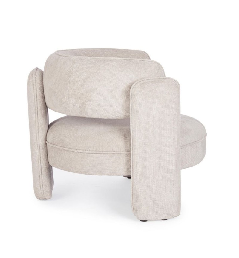 Poltrona AISHA BIZZOTTO in tessuto con braccioli